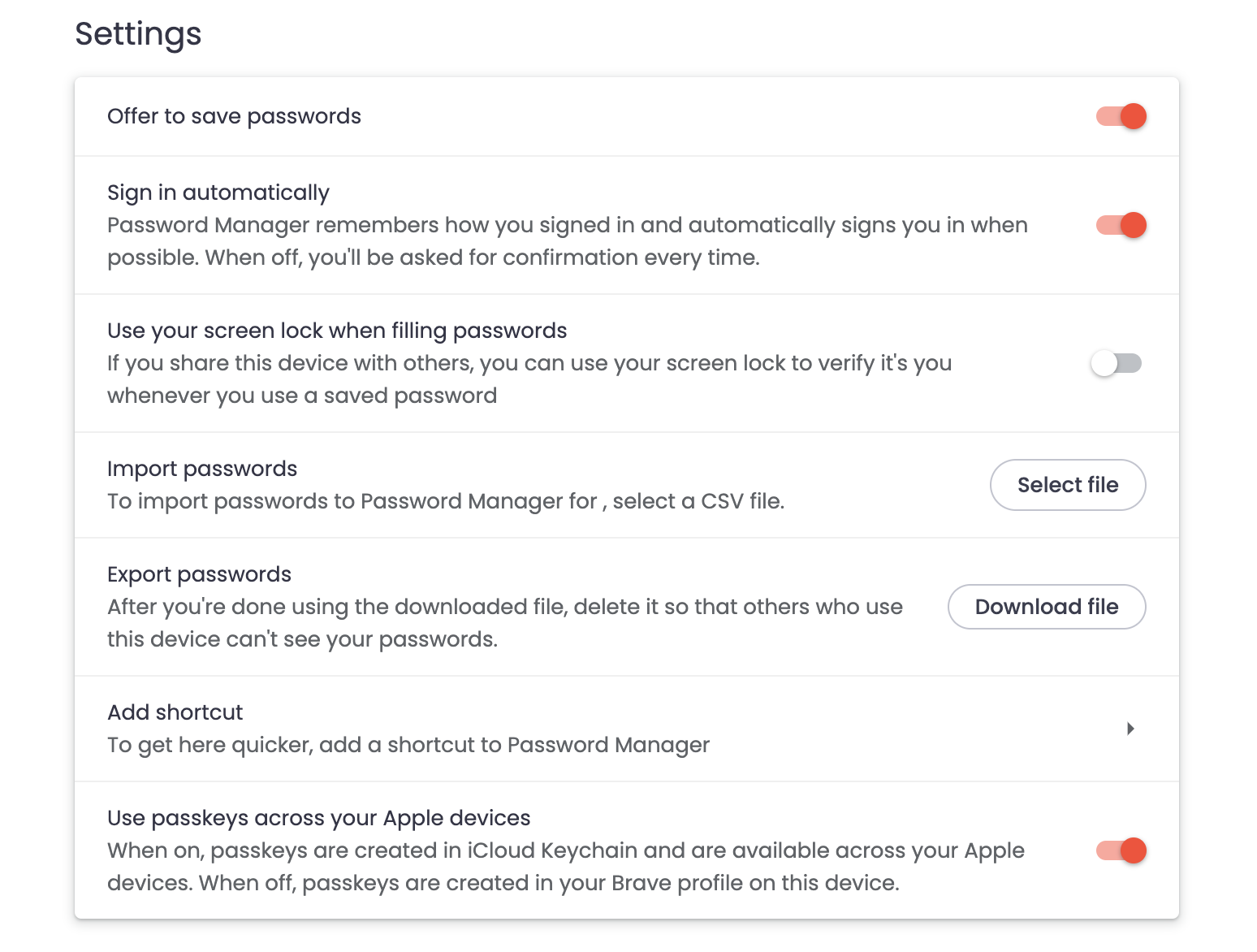 How do I use the built-in password manager? – Brave Help Center