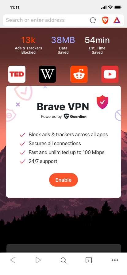 brave vpn private web browser