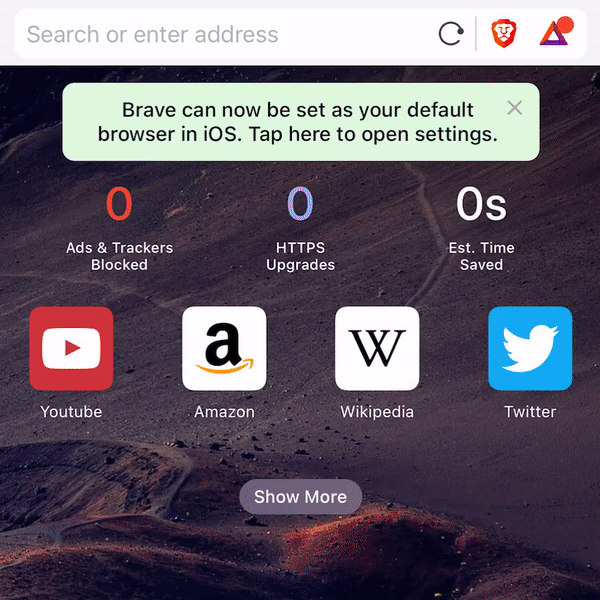 how to enable vpn in brave browser android